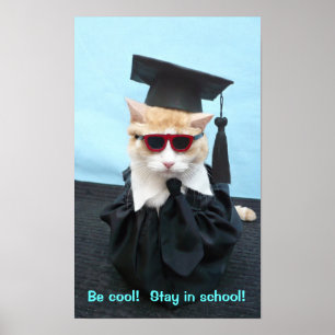 Be Cool!  Stay in School! Poster