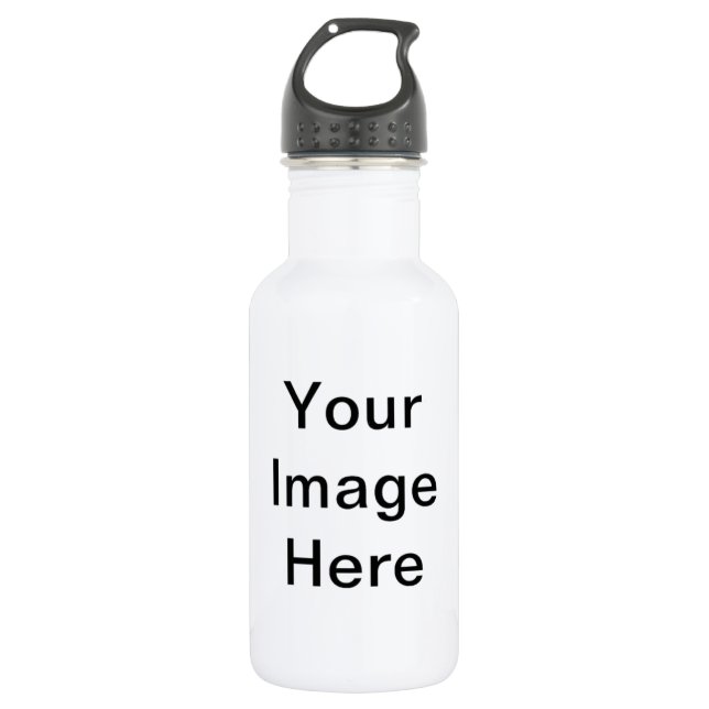Be creative create your own design 532 ml water bottle (Front)
