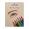 Be Creative Eye Sketch with Coloured Pencils