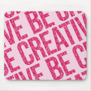 Be Creative Pattern Word Art Examples Pattern Art Mouse Mat