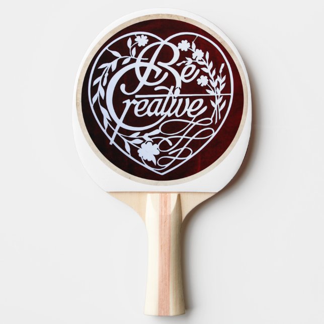 Be Creative Ping Pong Paddle (Front)