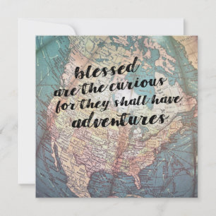 BE CURIOUS 5.25 x 5.25 card