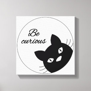 Be Curious Canvas Print