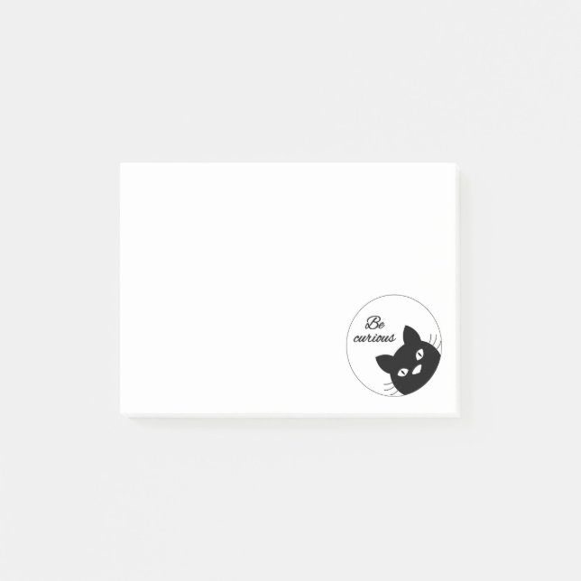 Be Curious Post-it Notes (Front)