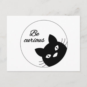 Be Curious Postcard