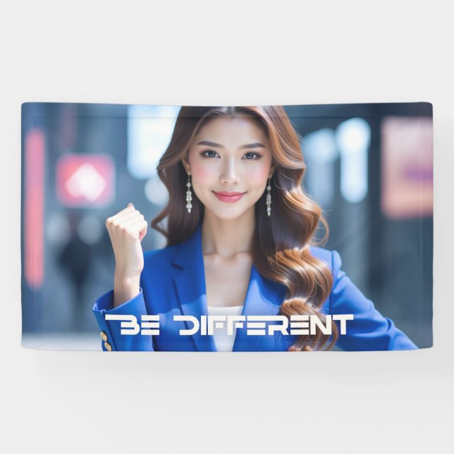 BE DIFFERENT BANNER (Horizontal)
