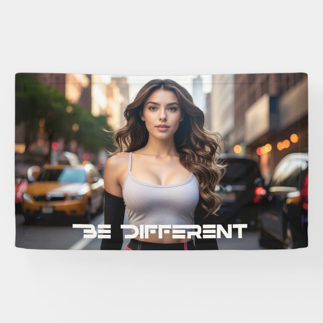 BE DIFFERENT BANNER (Horizontal)