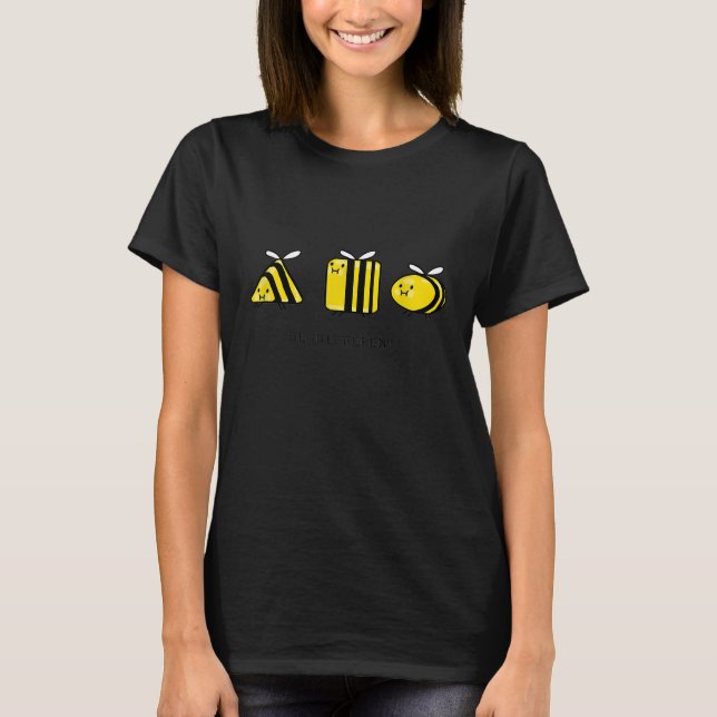 Be Different Bees Funny Pun Bee Lover Beekeeper Gi T-Shirt (Front)
