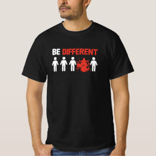 Be Different - Funny Drummer T-Shirt