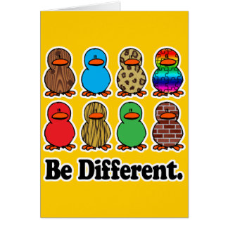be different funny pattern ducky ducks