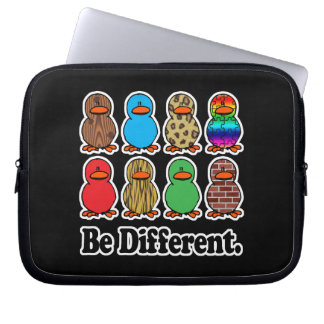 be different funny pattern ducky ducks laptop sleeve