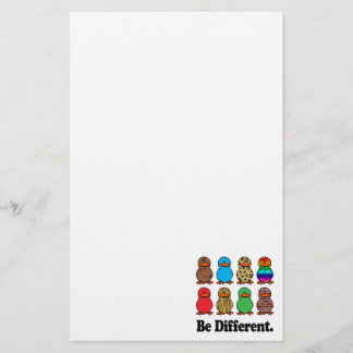be different funny pattern ducky ducks stationery