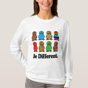 be different funny pattern ducky ducks T-Shirt