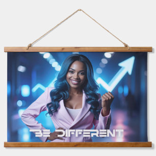 BE DIFFERENT HANGING TAPESTRY