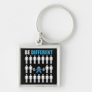 Be Different - Kawaii Anime Bodybuilding Workout Key Ring