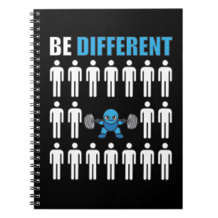 Be Different - Kawaii Anime Bodybuilding Workout Notebook