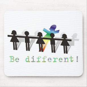 Be different! mouse mat