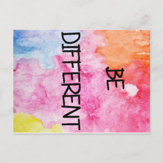 be different postcard