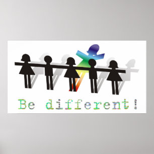 Be different! poster