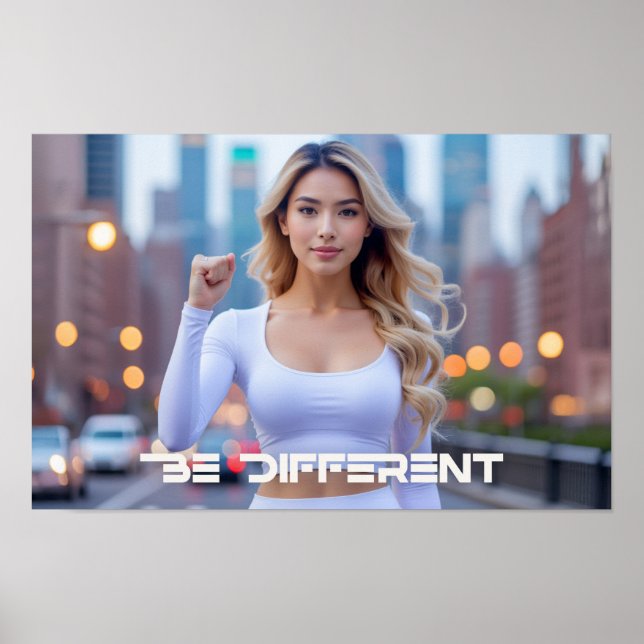 BE DIFFERENT -  POSTER (Front)