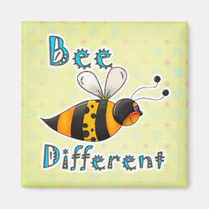 Be Different Spotted Bumble Bee Magnet