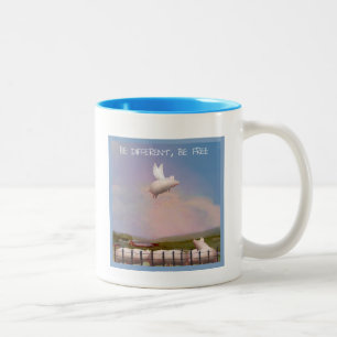 be different Two-Tone coffee mug