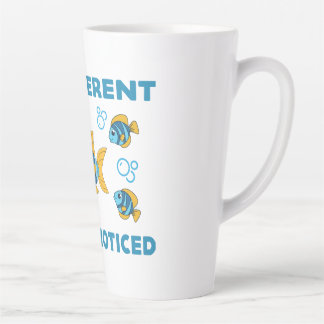Be Different unique creative design with fishes Latte Mug