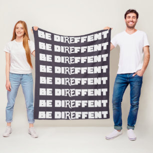 Be Direffent Fleece Blanket