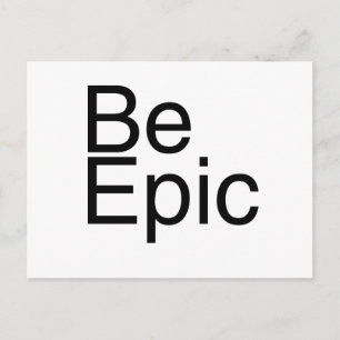 Be Epic Postcard