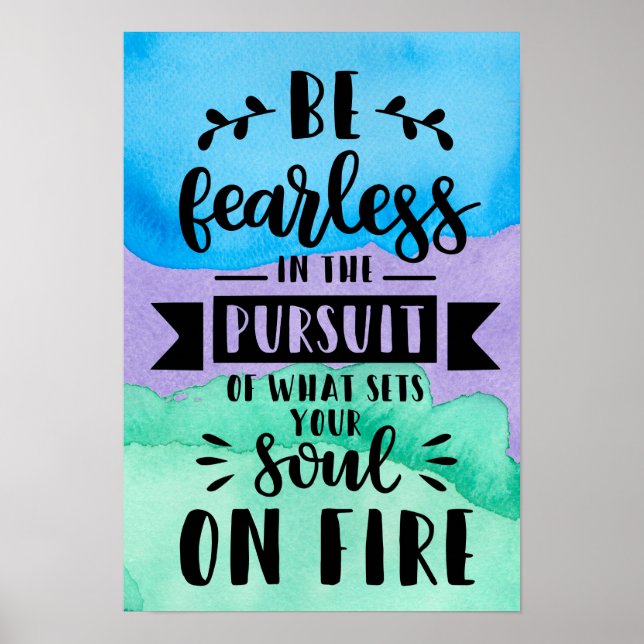 Be Fearless Poster (Front)