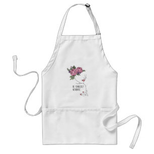 Be Fearlessly Authentic Roses T-Shirt Standard Apron
