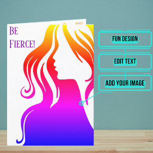 Be Fierce, It's Your Birthday Sentimental Card