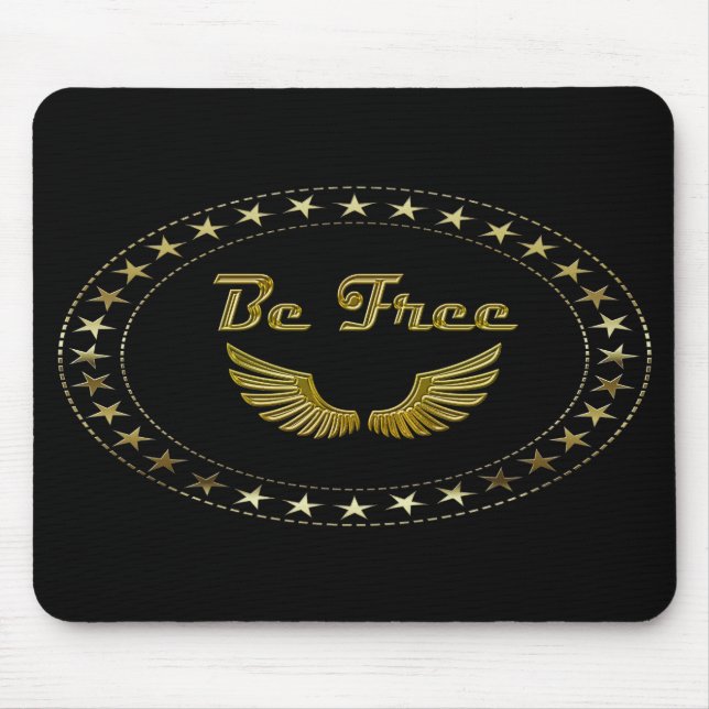 Be Free Mousepad (Front)