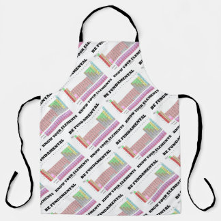 Be Fundamental Know Your Elements Periodic Table Apron