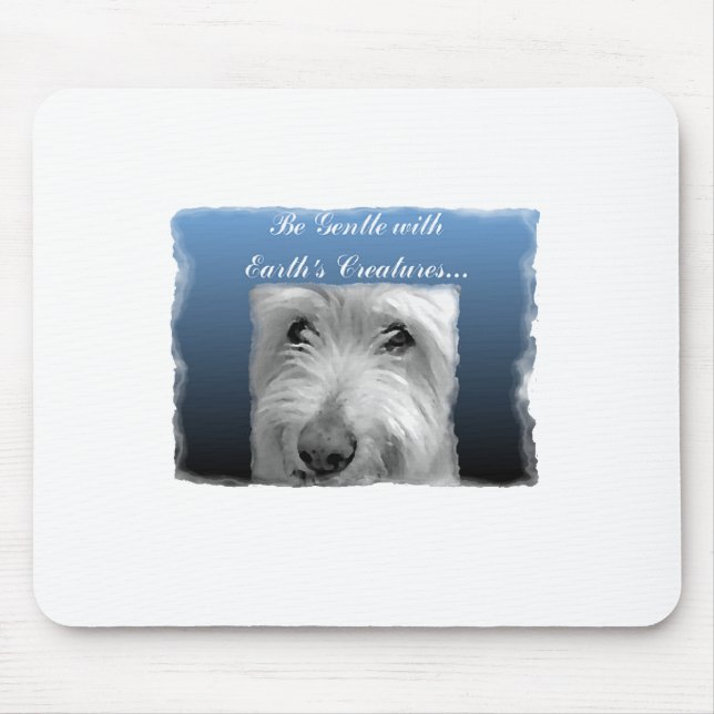 Be gentle... mouse mat (Front)