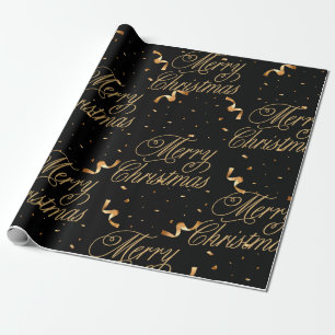 Be Gold and Merry Wrapping Paper