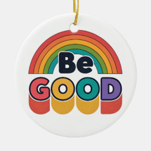 Be good ceramic tree decoration