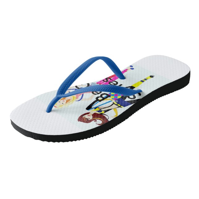 Be Gorgeous Styles bY Mimmie Flip Flops (Angled)