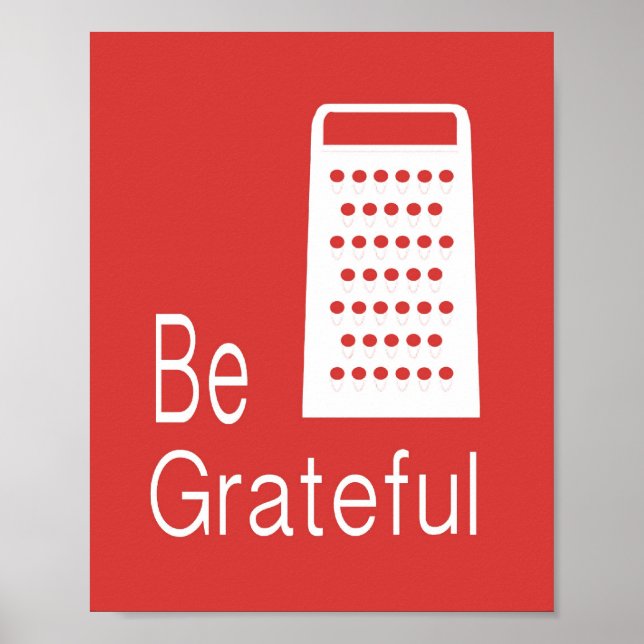 Be Grateful Poster (Front)