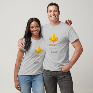 Be Greedy When Others Are Fearful Gold Design T-Shirt