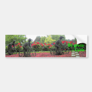 Be green, - Cycle Bumper Sticker