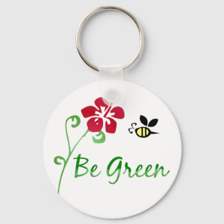 Be Green Keychain