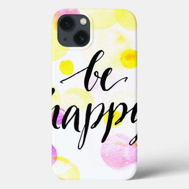 Be Happy 2 Case-Mate iPhone Case (Back)
