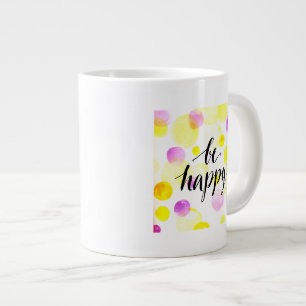 Be Happy 2 Large Coffee Mug