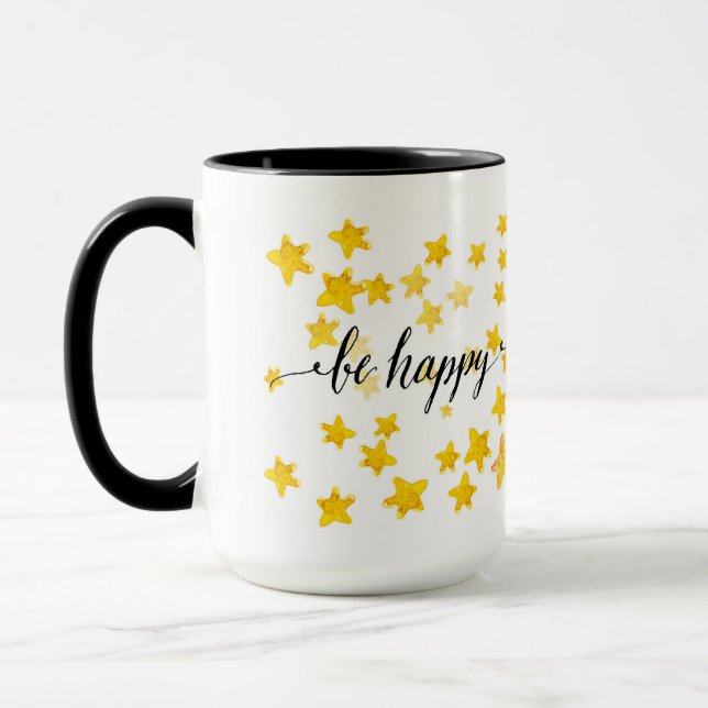 Be Happy 3 Mug (Left)
