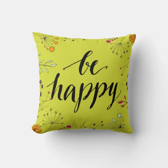 Be Happy 5 Cushion (Front)