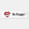 Be Happy Bumper Sticker