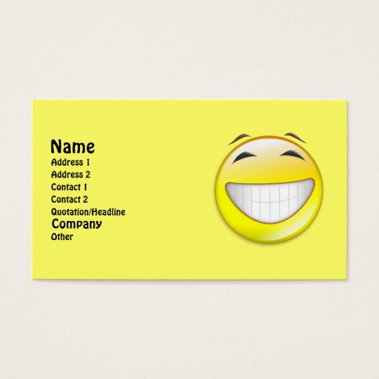 Be Happy Business Card