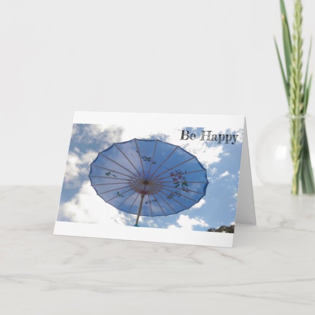 Be Happy Card (Front)