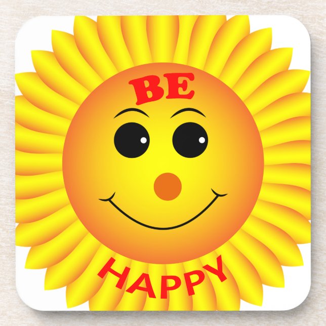 Be Happy Coaster (Front)